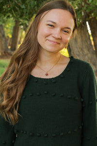 Noelle Necklace in Ruby