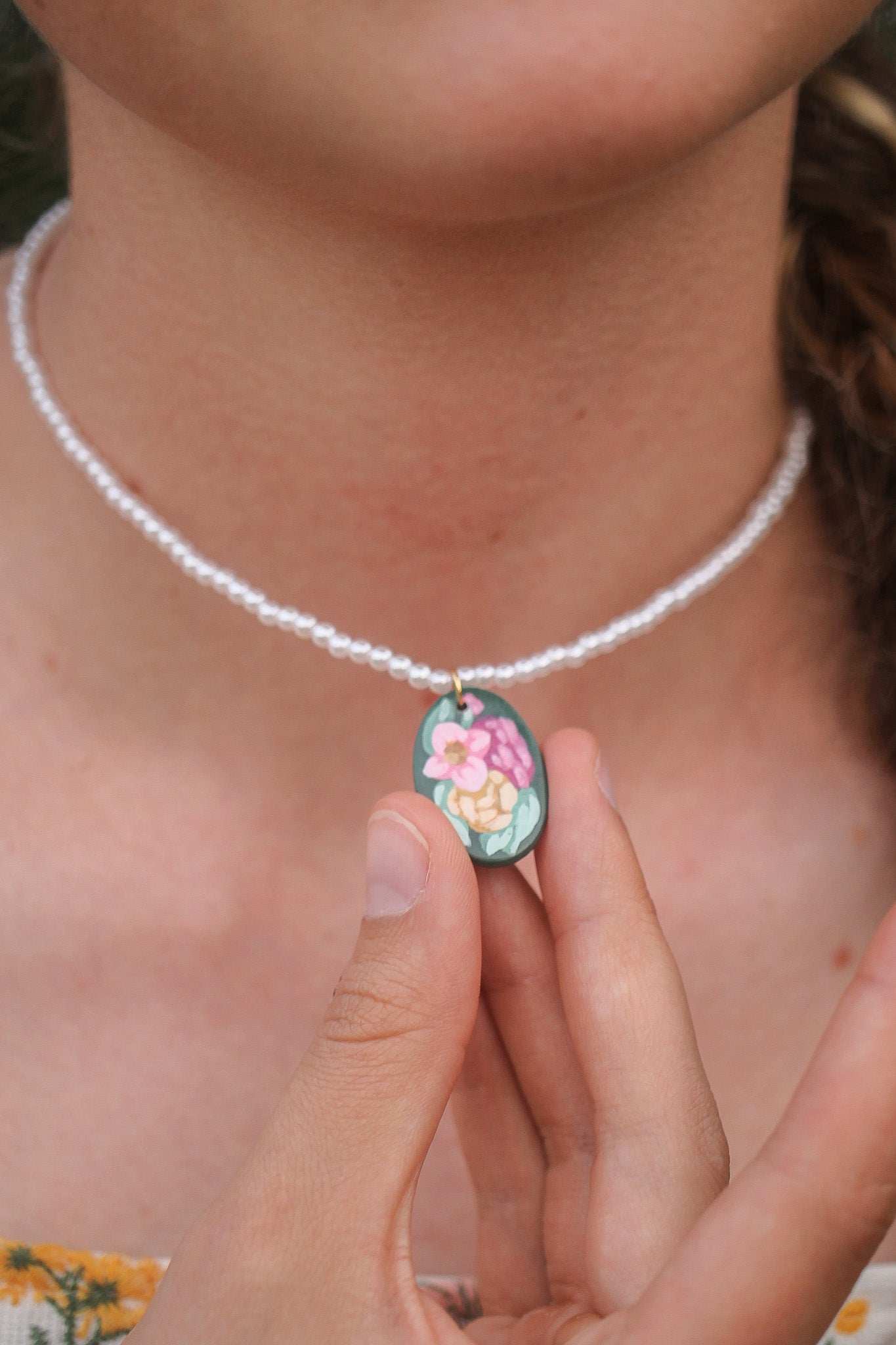 Isabella Necklace in Evergreen