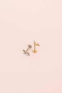 Vine Flat Back Stud