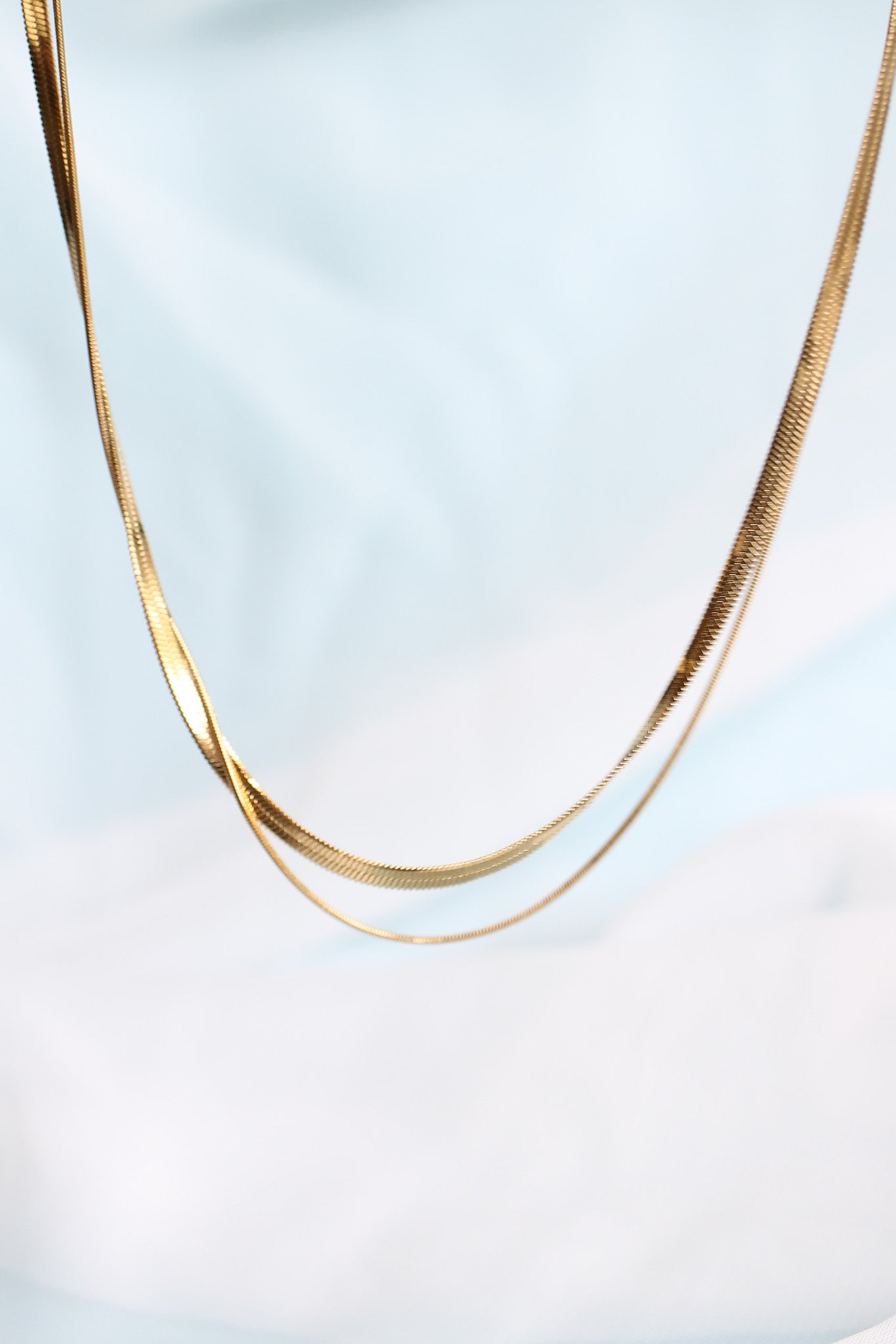 Back Bay Layered Necklace in Gold