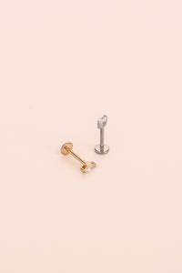 Marquise Flat Back Stud