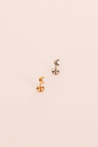 Moon Flat Back Stud