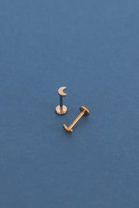 Moon Flat Back Stud