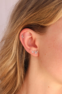 Vine Flat Back Stud