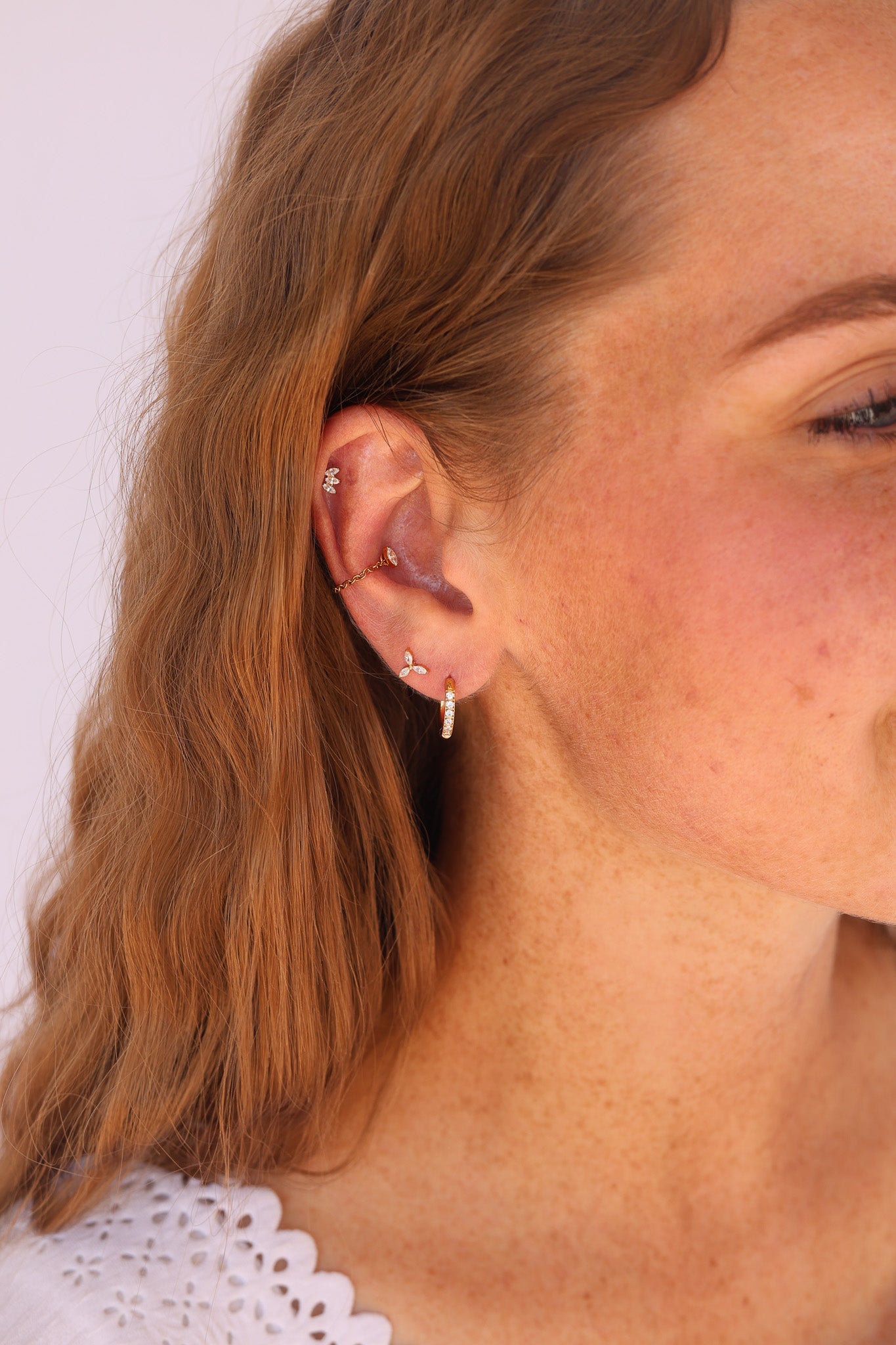 Iris Flat Back Stud