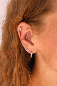 Marquise Flat Back Stud