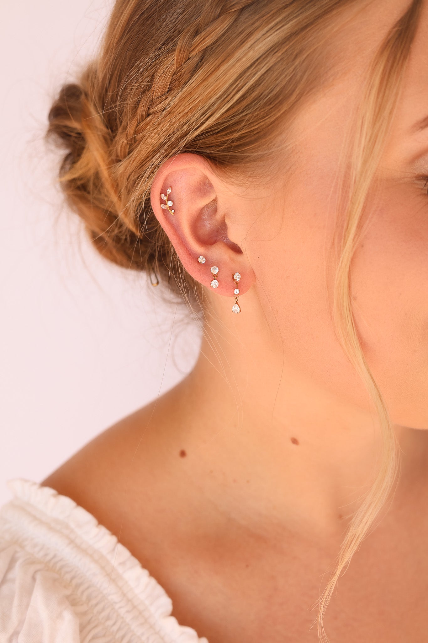 Braylei Flat Back Stud