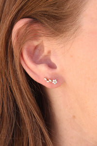 Daisy Flat Back Stud