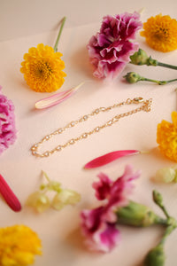 Glass Slipper Bracelet -- Gold Filled