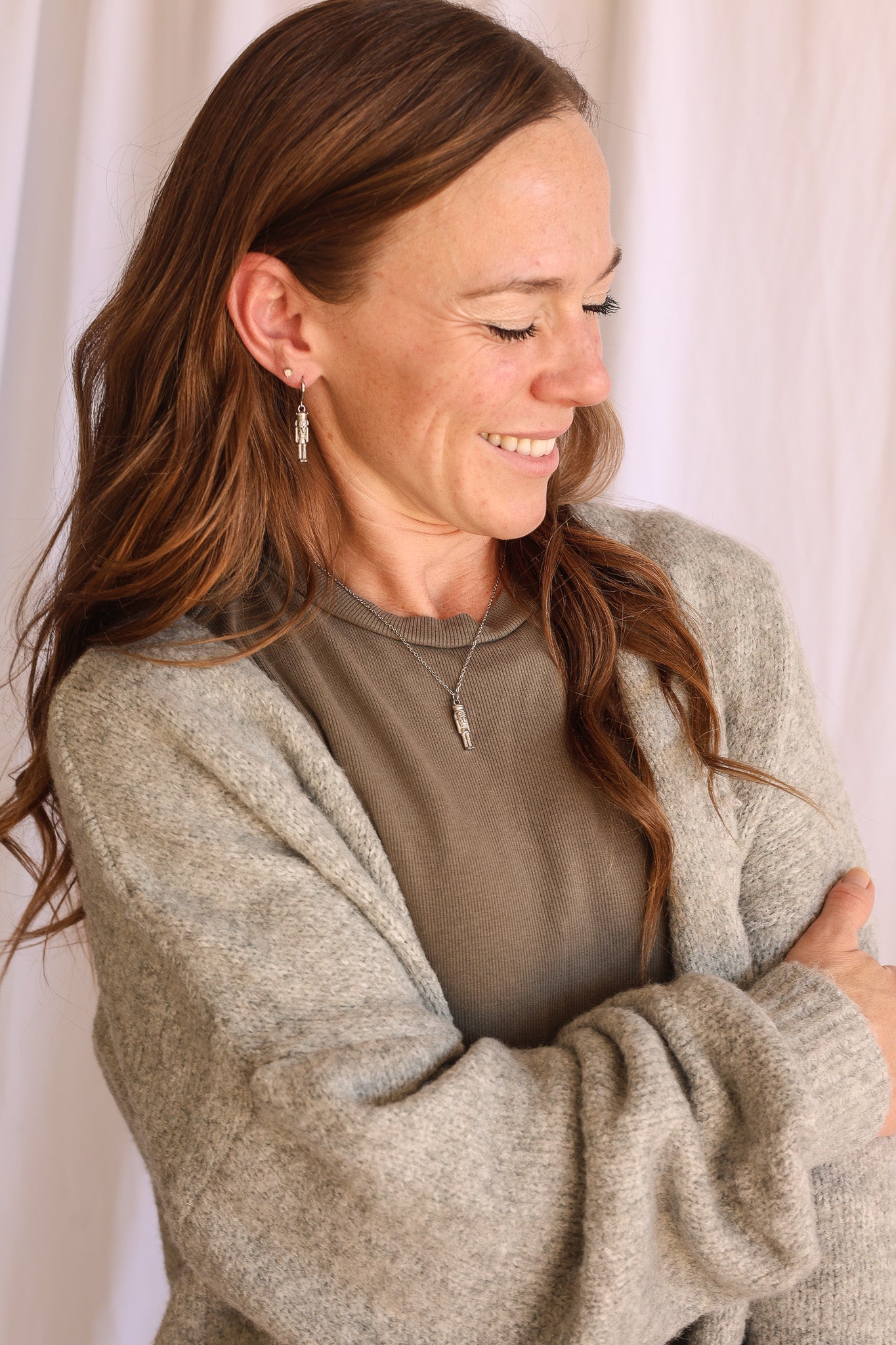 Nutcracker Huggie Hoop