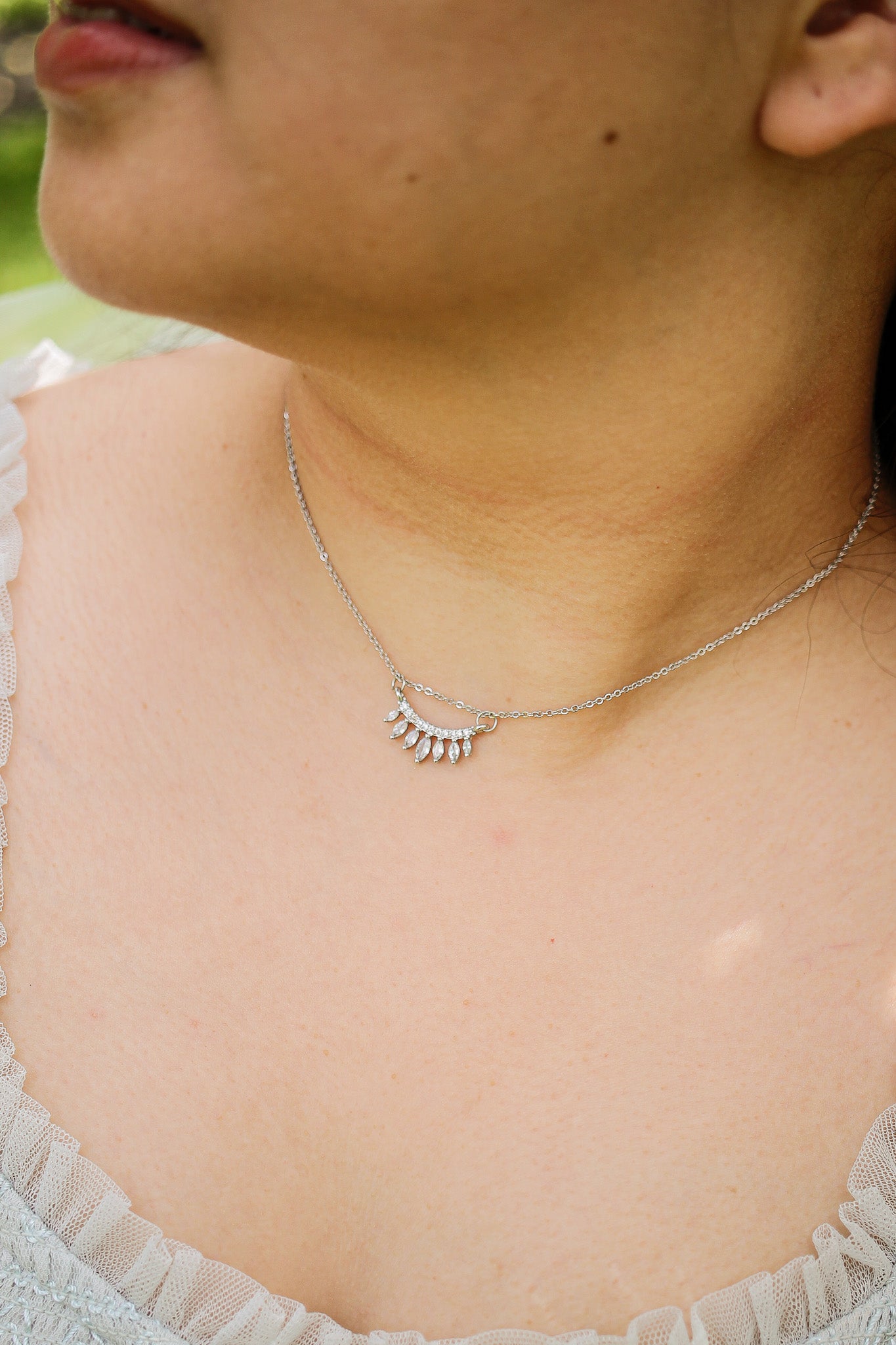 Merida Necklace in Silver