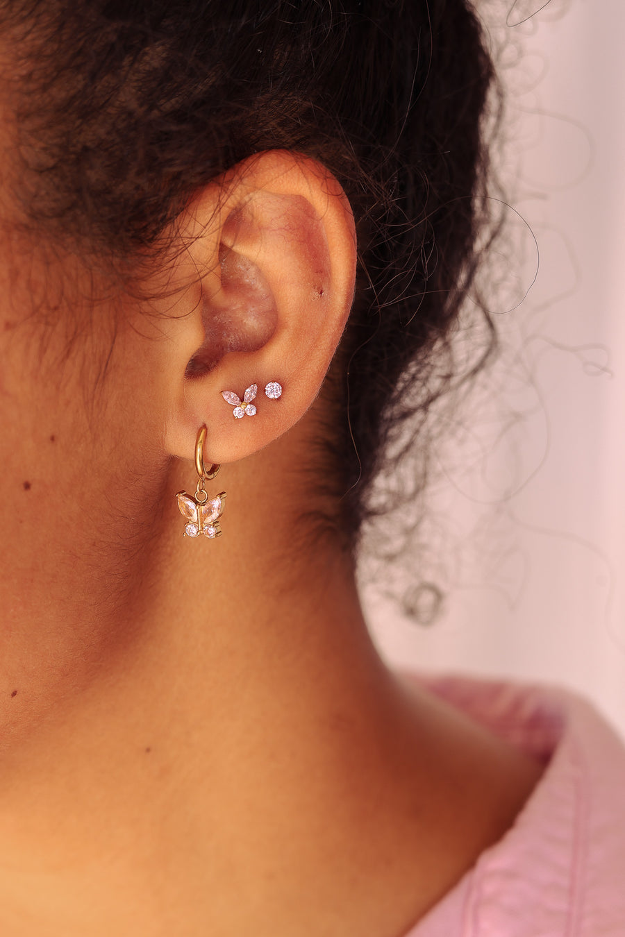 Butterfly Fly Away Earring Stack