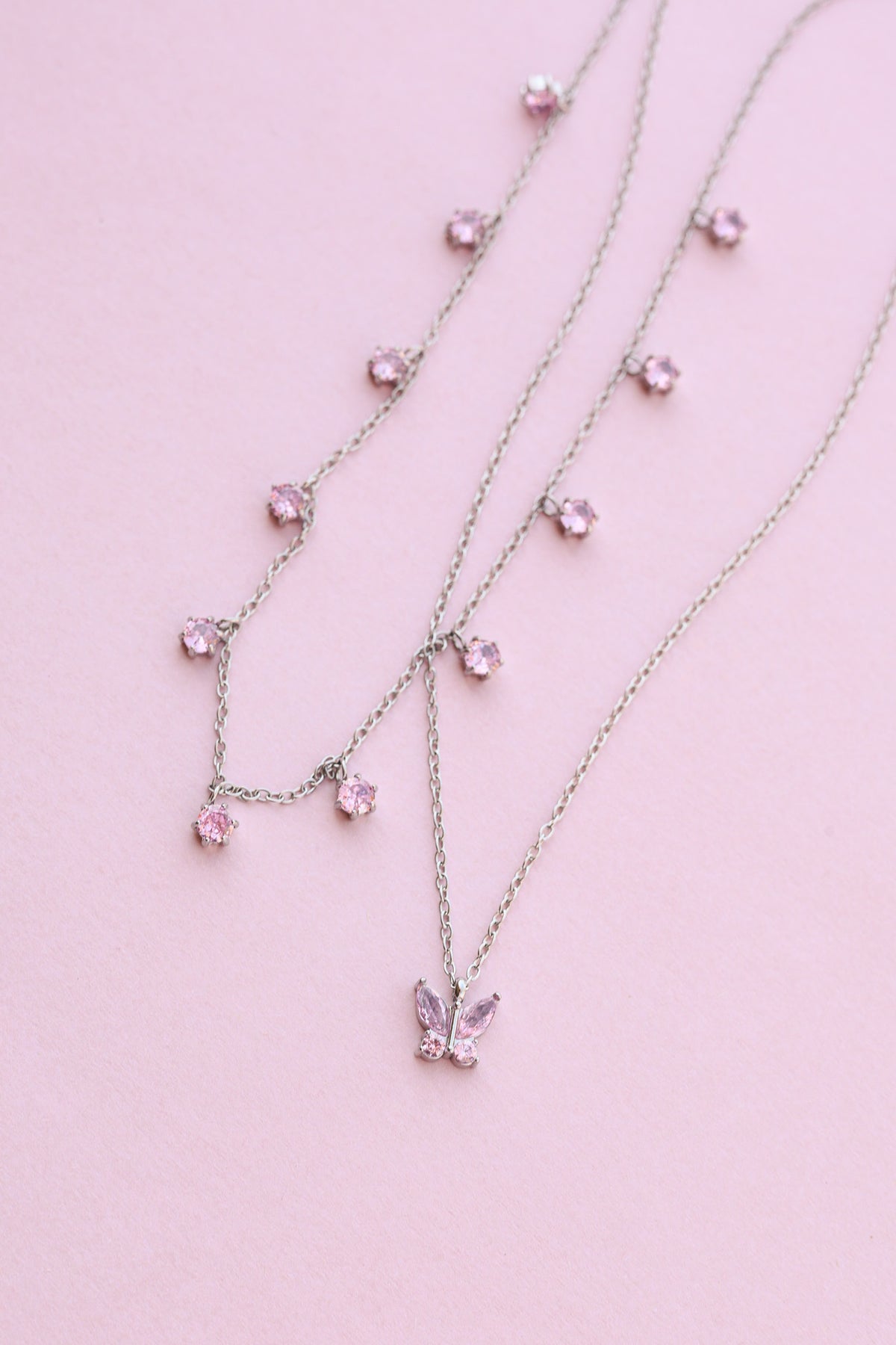 Butterfly Kisses Necklace Stack