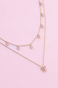 Butterfly Kisses Necklace Stack