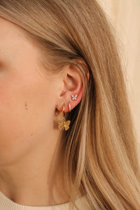 Crystal Butterfly Flat Back Stud