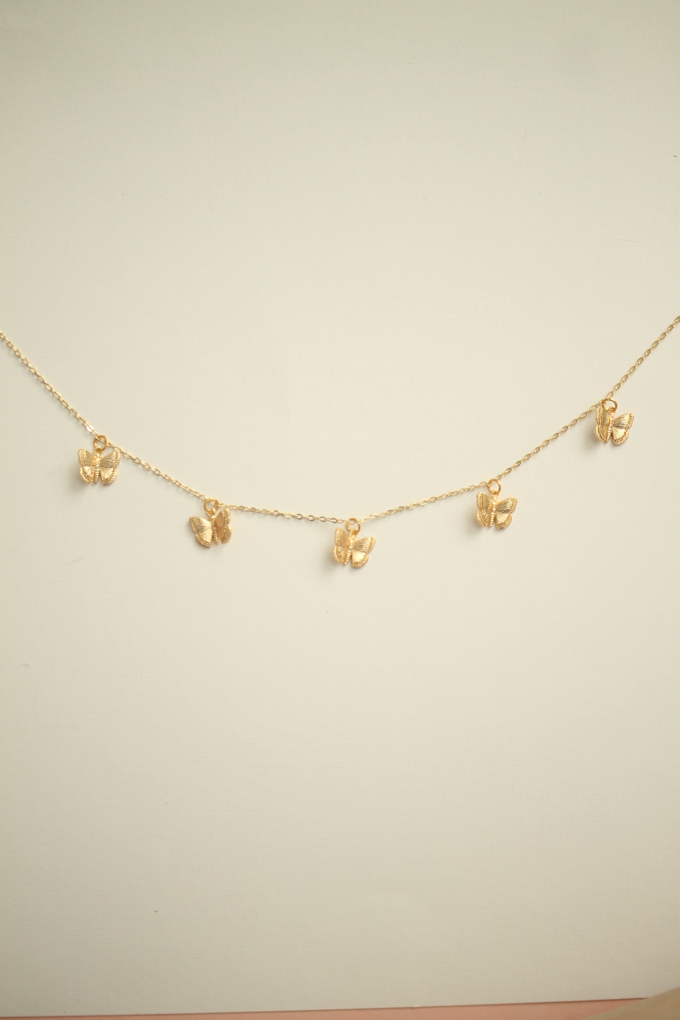 Butterfly Necklace in Gold