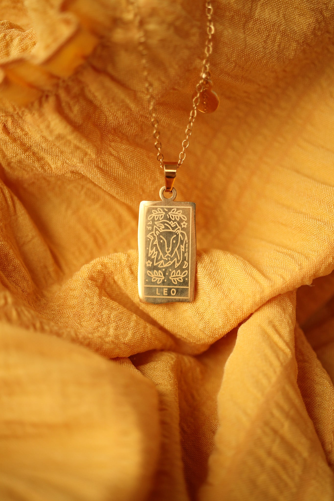 Zodiac Pendant Necklace in Gold