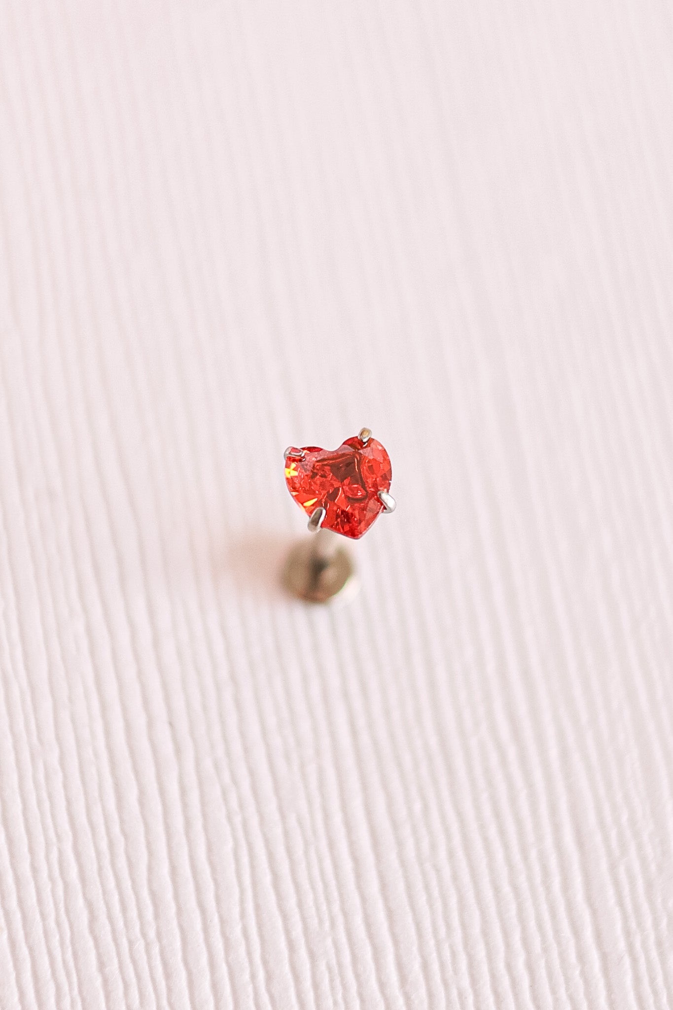Queen of Hearts Flat Back Stud