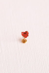 Queen of Hearts Flat Back Stud