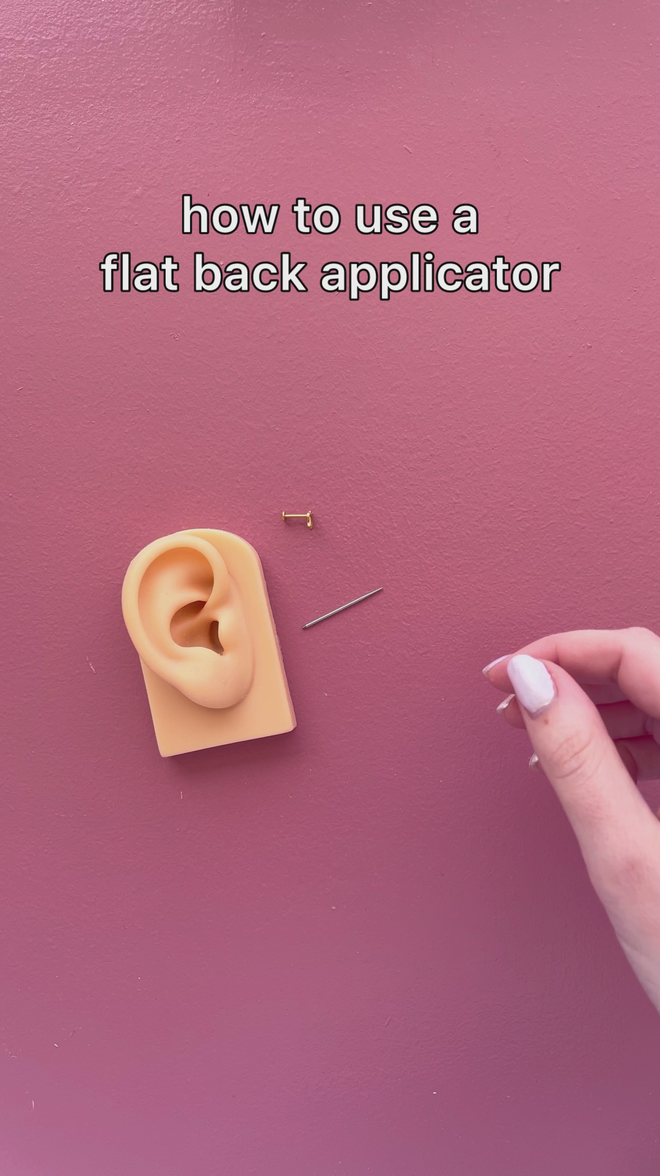 Flat Back Applicator