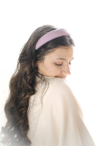 Lyla Padded Headband in Lilac