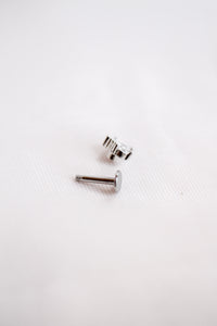 Royale Flat Back Stud in Stainless Steel