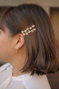 Sylvie Hair Pins in Gold Stars